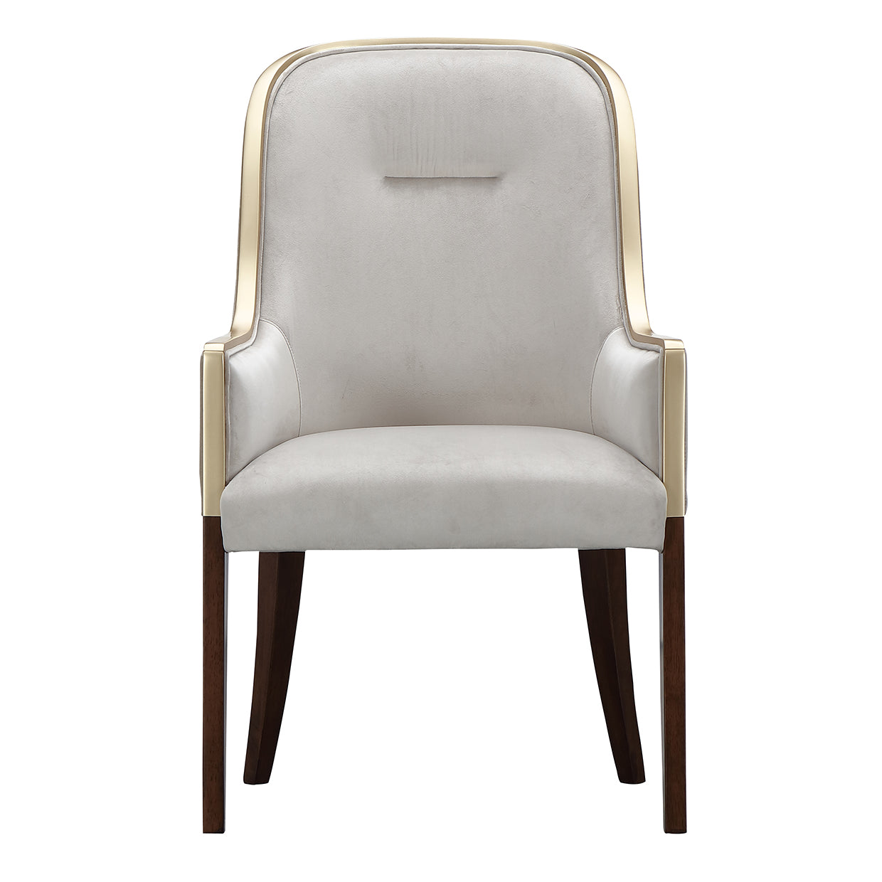 Michael Amini Houston Houston Assmebled Arm Chair Walnut
