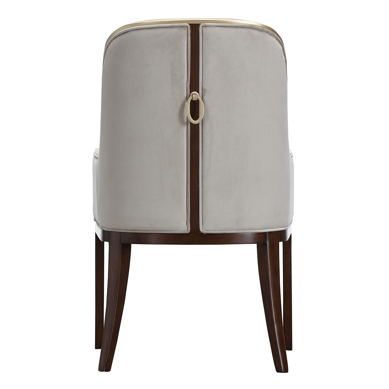 Michael Amini Houston Houston Assmebled Arm Chair Walnut