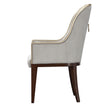 Michael Amini Houston Houston Assmebled Arm Chair Walnut