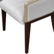Michael Amini Houston Houston Assmebled Arm Chair Walnut