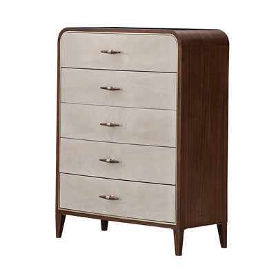 Michael Amini Houston Houston 5 Drawer Chest Walnut