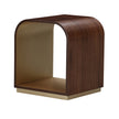 Michael Amini Houston End Table Walnut