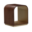 Michael Amini Houston End Table Walnut