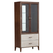 Michael Amini Houston Display Cabinet Walnut