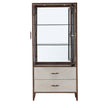 Michael Amini Houston Display Cabinet Walnut