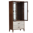 Michael Amini Houston Display Cabinet Walnut