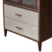 Michael Amini Houston Display Cabinet Walnut
