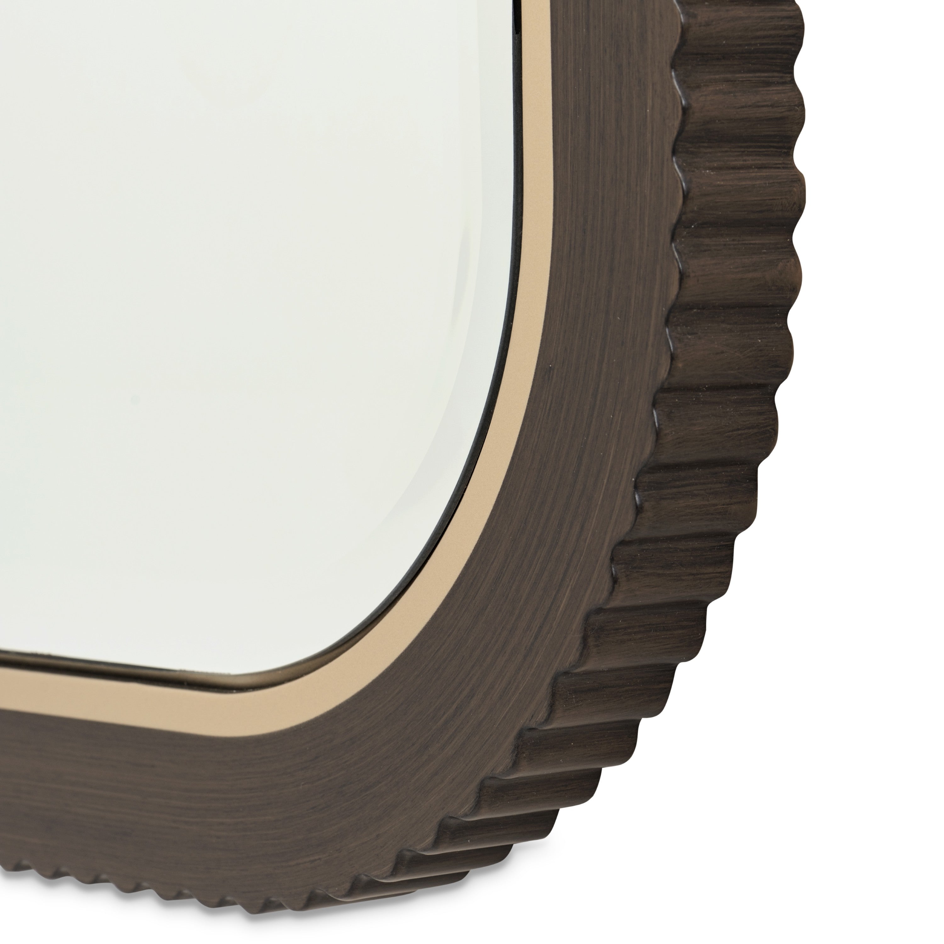 Michael Amini West Kensington Wall Mirror - Medium Espresso