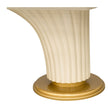 Michael Amini Scotts Square Oval Dining Table - Light Champagne