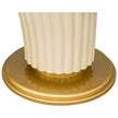 Michael Amini Scotts Square Oval Dining Table - Light Champagne