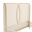 Michael Amini Scotts Square Bed - Light Champagne