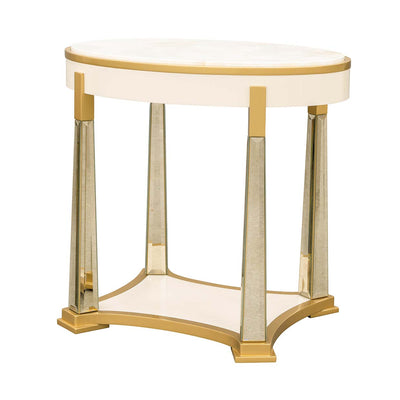 Michael Amini Scotts Square End Table
