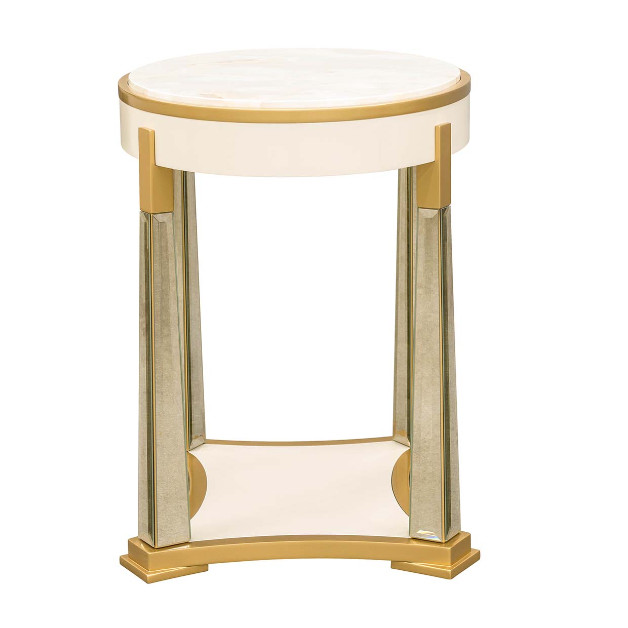 Michael Amini Scotts Square End Table