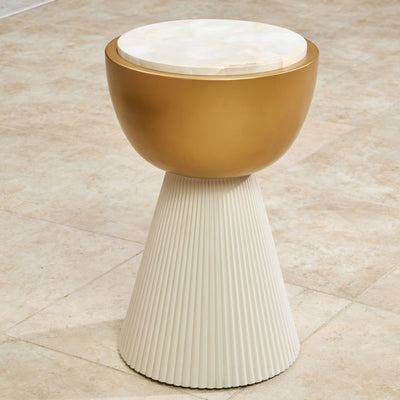 Michael Amini Scotts Square Chairside Table