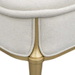 Michael Amini Scotts Square Accent Bench