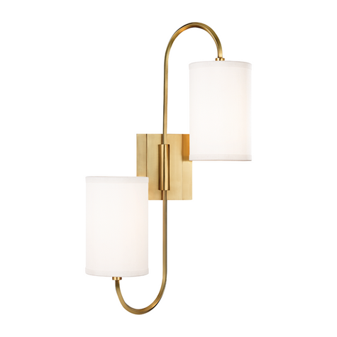 Hudson Valley Lighting Junius 2 Light 11.75 inch Wall Sconce Wall Light