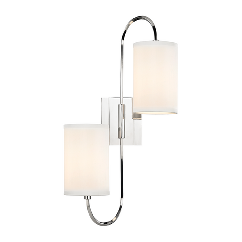 Hudson Valley Lighting Junius 2 Light 11.75 inch Wall Sconce Wall Light
