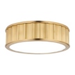 Hudson Valley Lighting Middlebury 2 Light 13 inch Aged Brass Flush Mount Ceiling Light