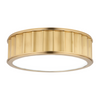 Hudson Valley Lighting Middlebury 2 Light 13 inch Aged Brass Flush Mount Ceiling Light