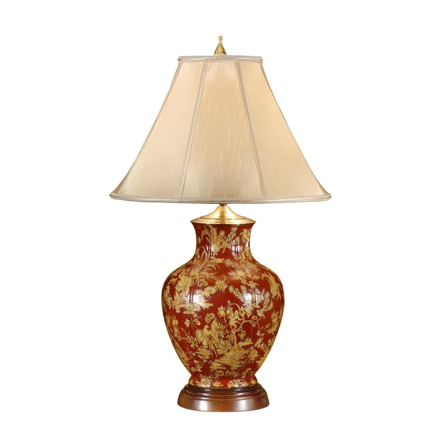 Wildwood Maxwell Red Tan Lamp