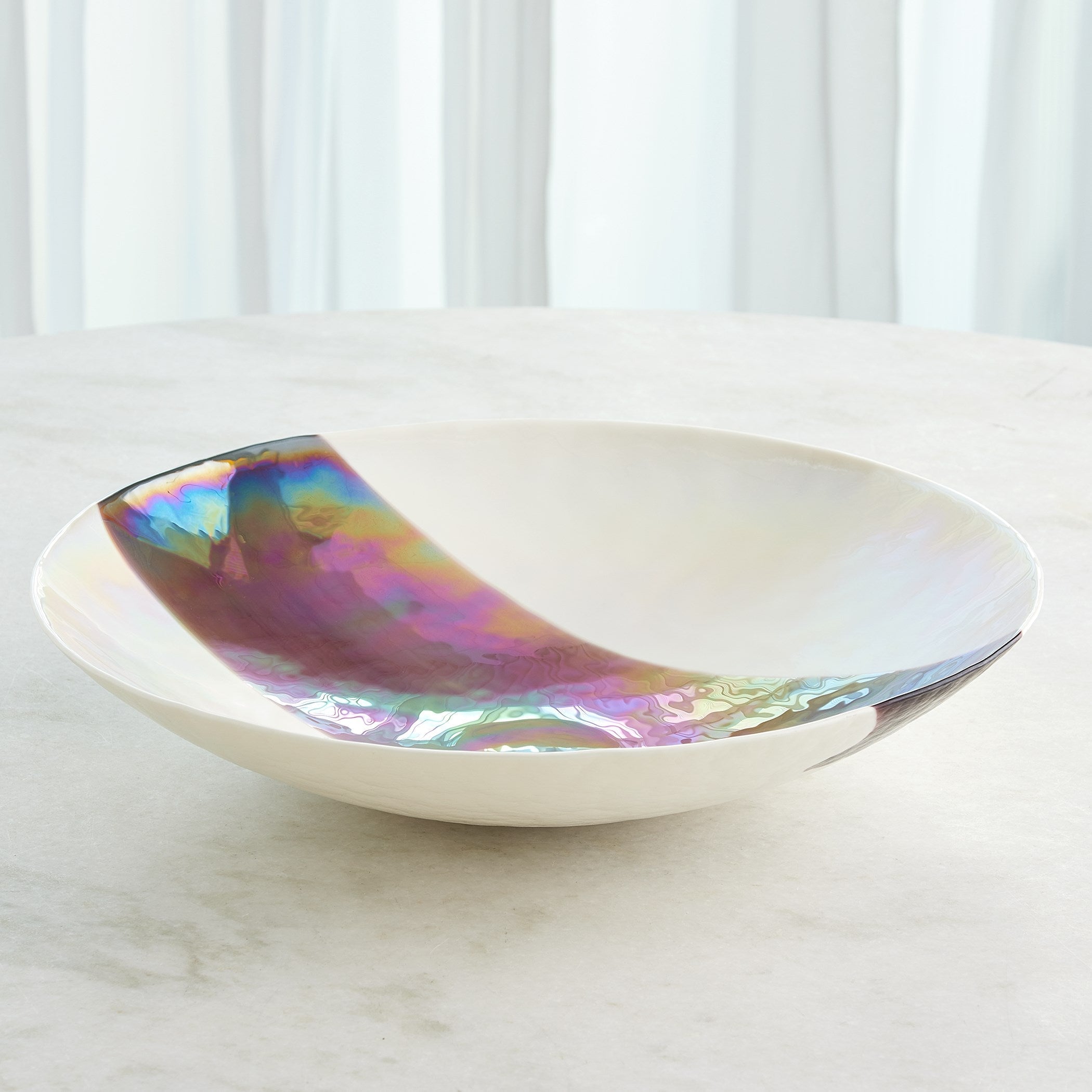 Global Views Ivory Plum Mirabelle Centerpiece