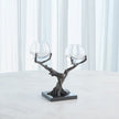 Global Views Natural Iron Monterey Vase Holder