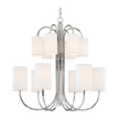 Hudson Valley Lighting Junius 12 Light 34.75 inch Polished Nickel Chandelier Ceiling Light Clearance