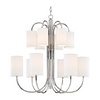 Hudson Valley Lighting Junius 12 Light 34.75 inch Polished Nickel Chandelier Ceiling Light Clearance