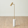 Global Views Spotlight Floor Lamp Brass