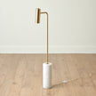 Global Views Spotlight Floor Lamp Brass
