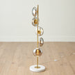 Global Views Stellar Floor Lamp-Smoke/Brass