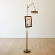 Global Views Display Floor Lamp-Brass