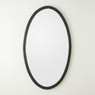 Global Views Oval Mirror Forged Iron