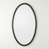 Global Views Oval Mirror Forged Iron