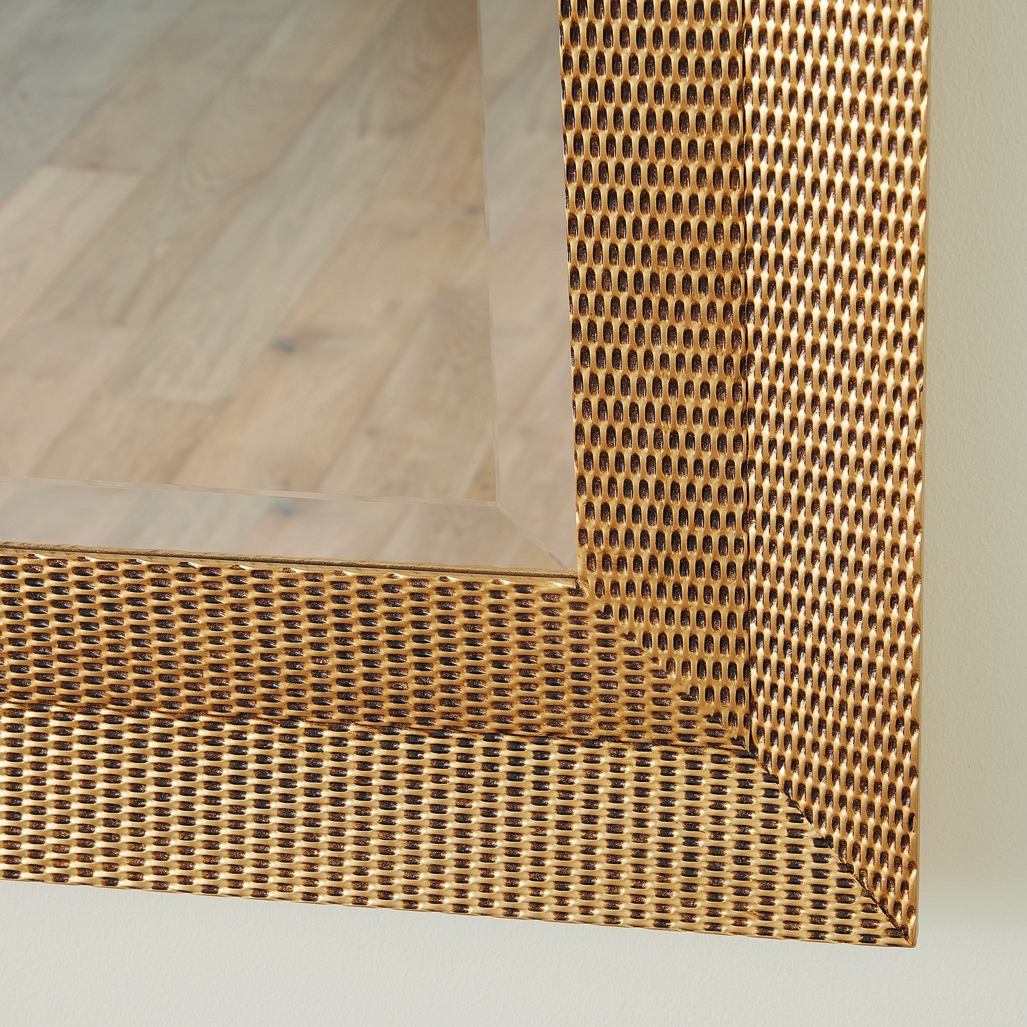Global Views Delicate Basketweave Mirror
