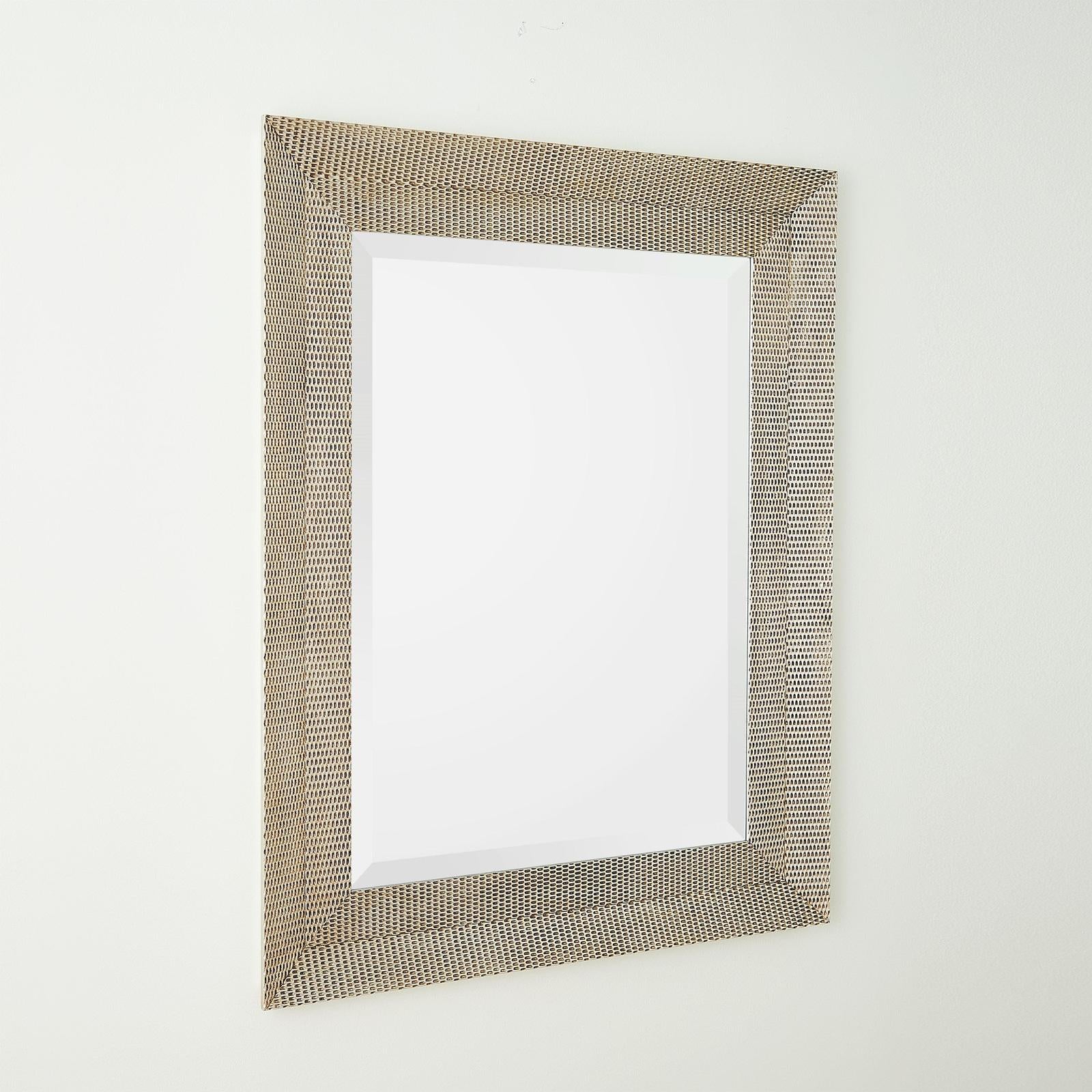 Global Views Delicate Basketweave Mirror