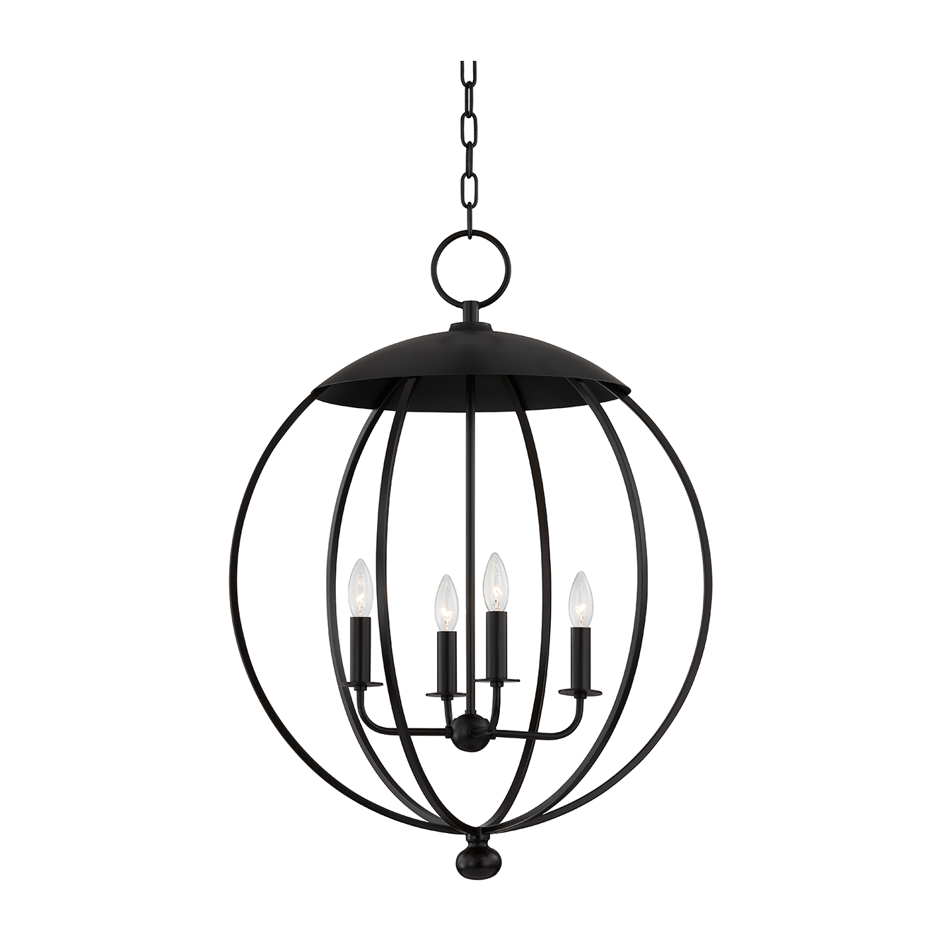 Hudson Valley Lighting Wesley 4 Light 24 inch Lantern Ceiling Light DSC