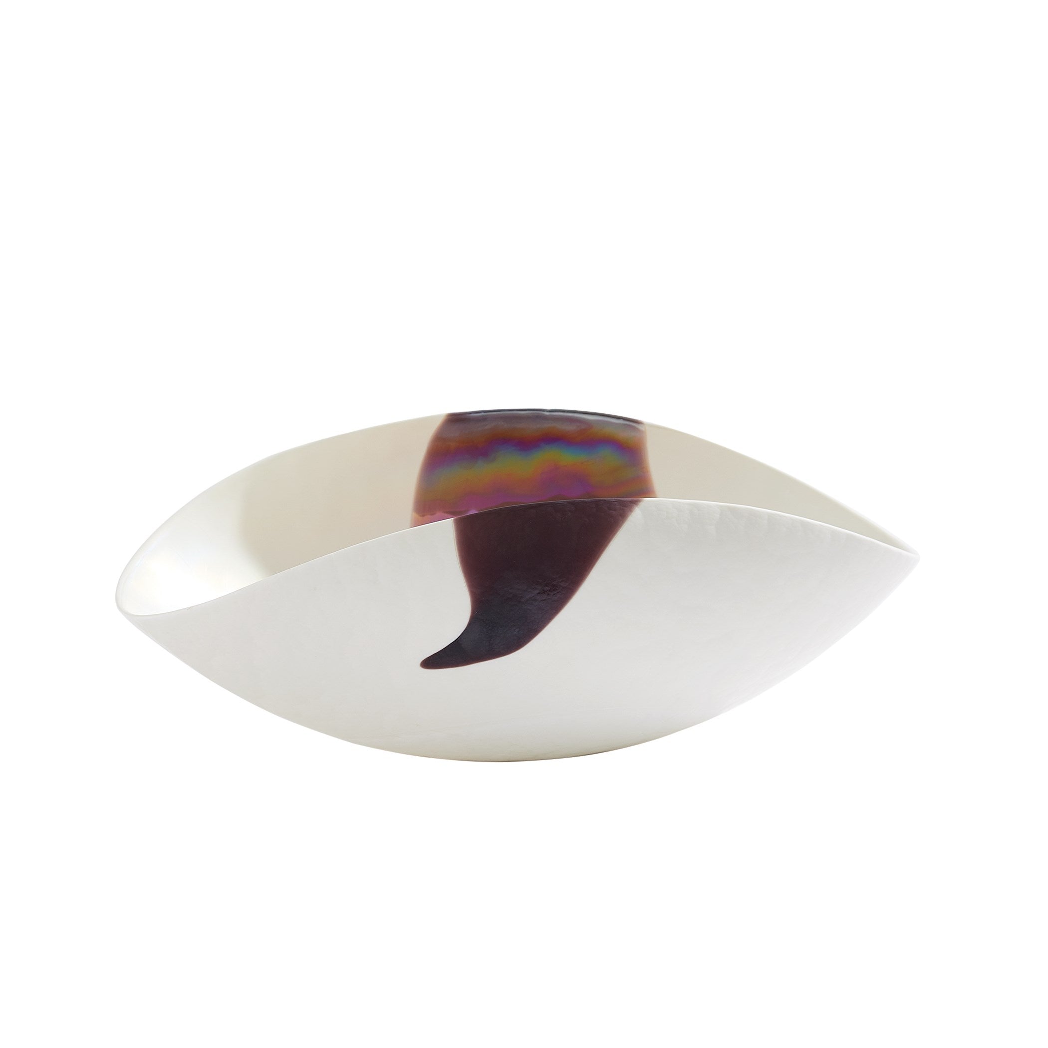 Global Views Ivory Plum Mirabelle Bowl