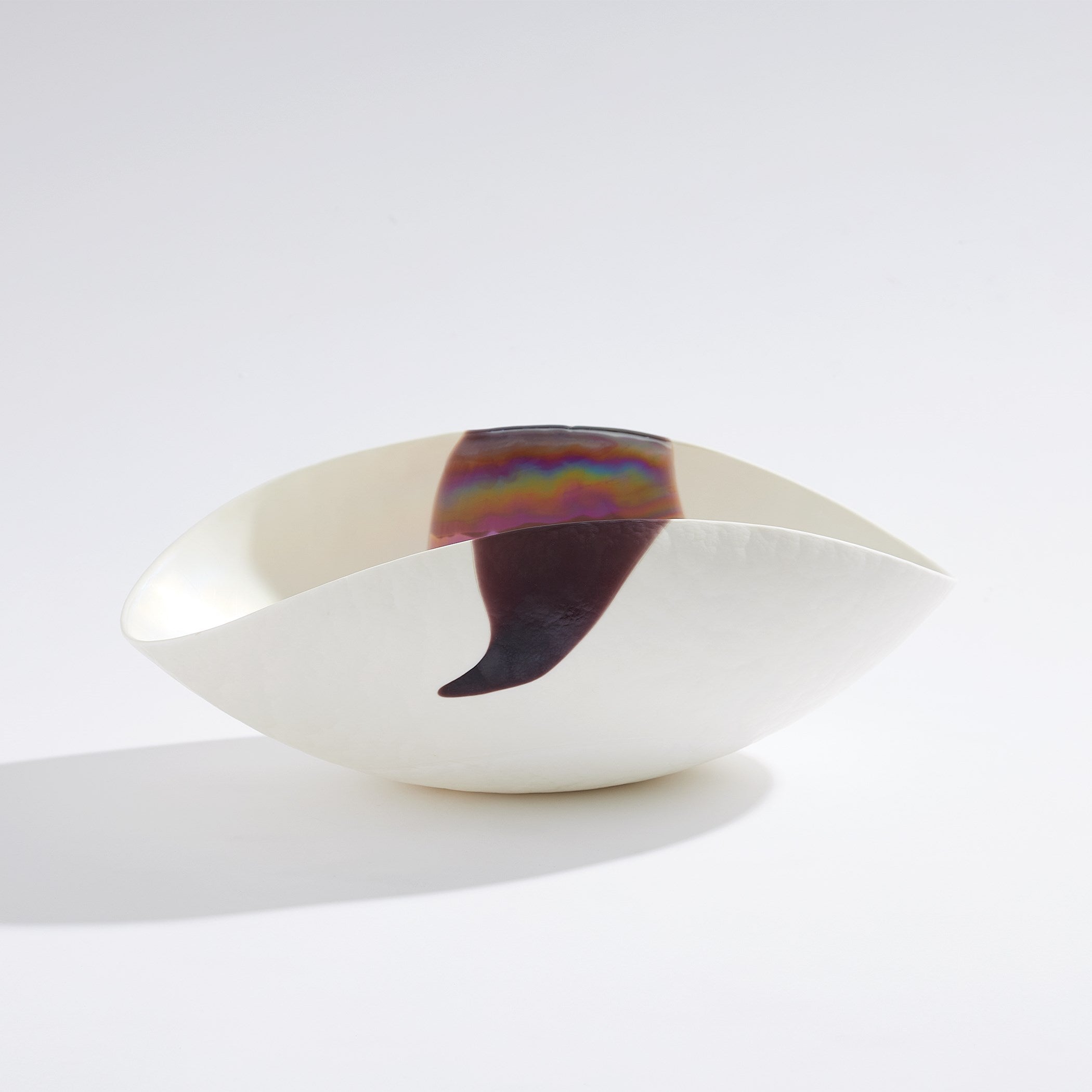 Global Views Ivory Plum Mirabelle Bowl