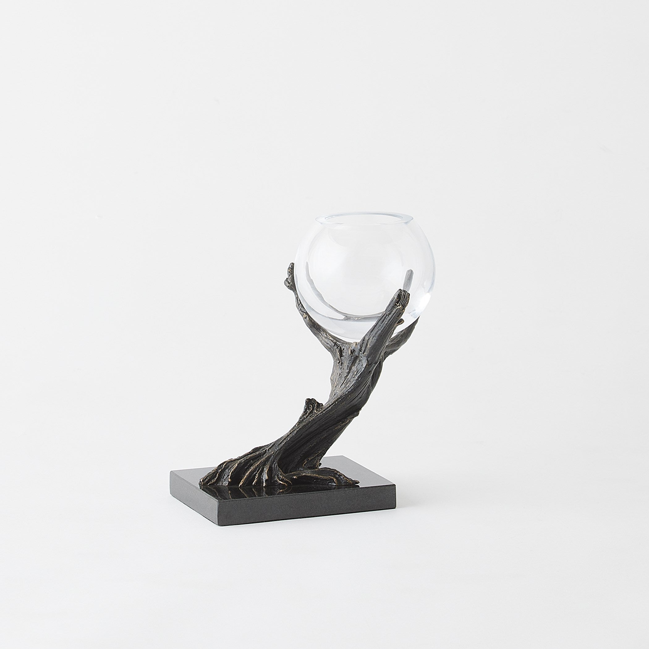 Global Views Natural Iron Monterey Vase Holder