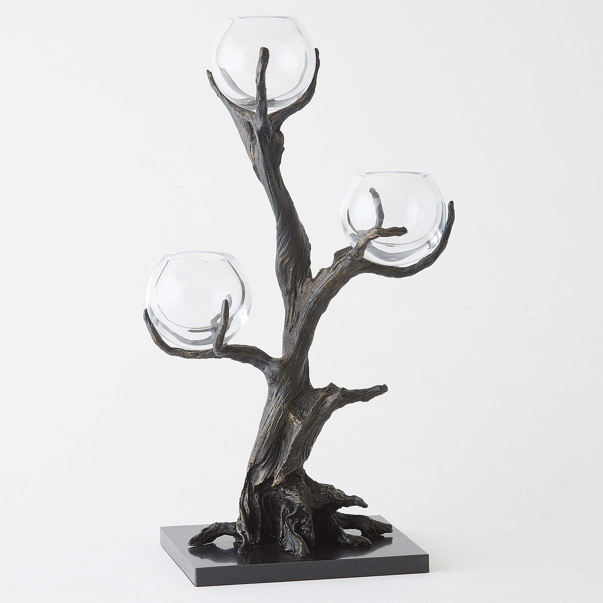 Global Views Natural Iron Monterey Vase Holder
