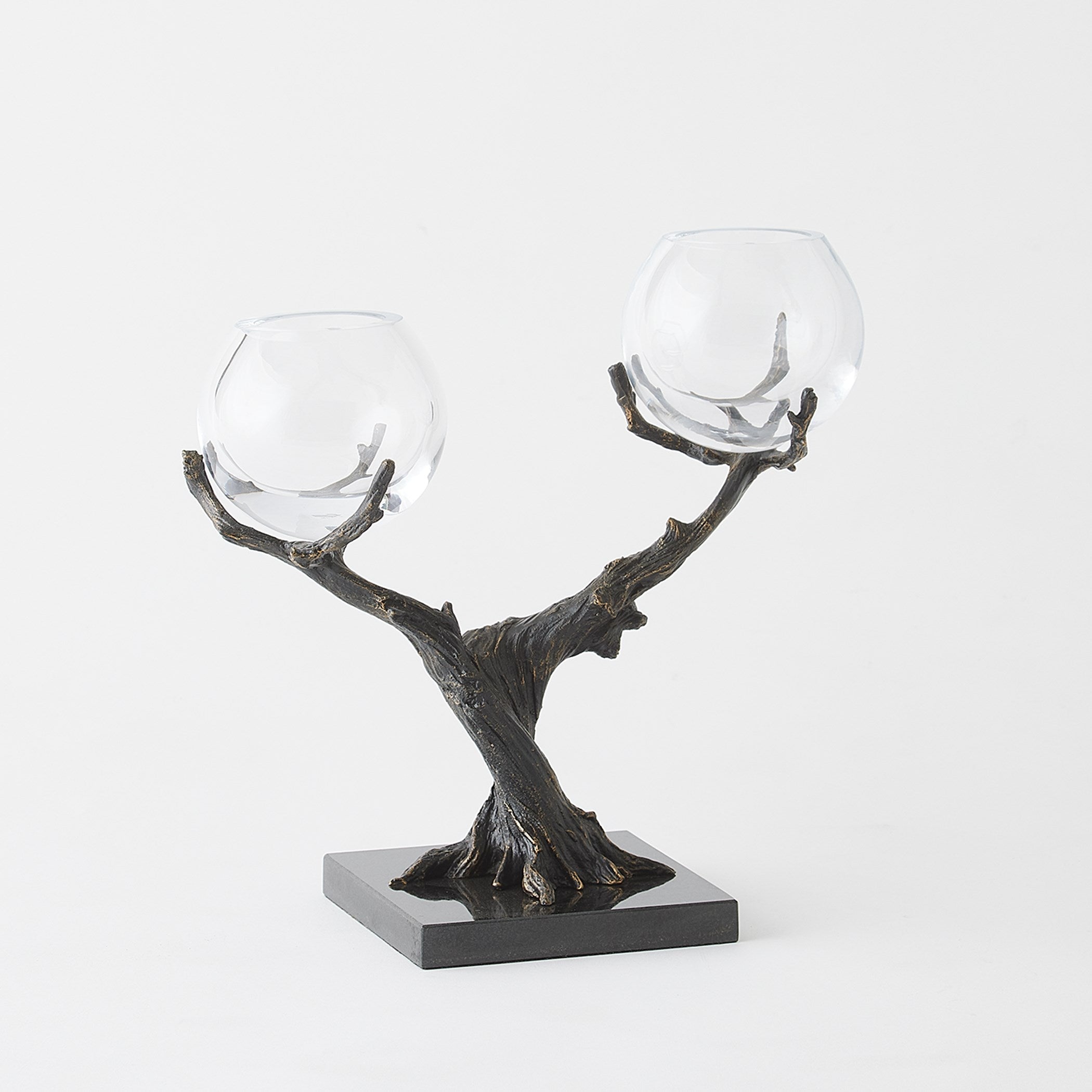 Global Views Natural Iron Monterey Vase Holder