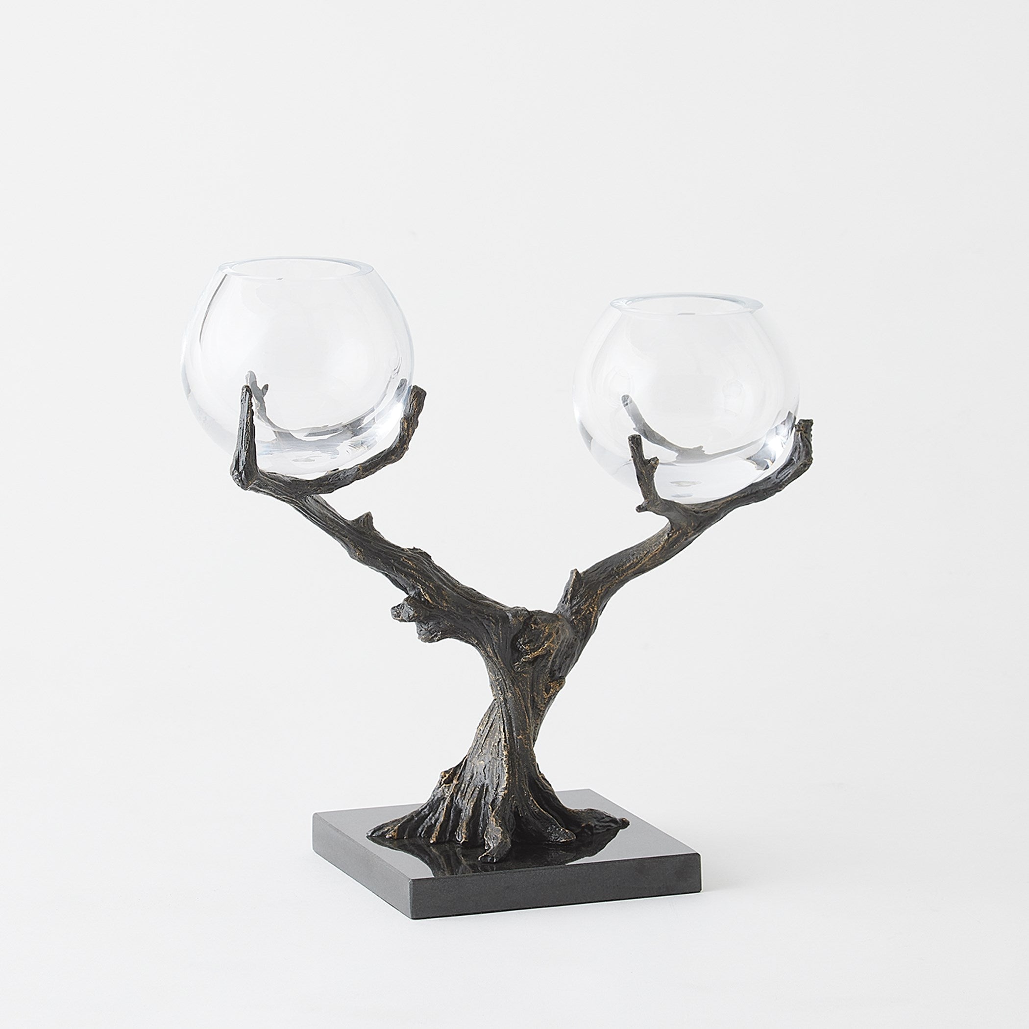 Global Views Natural Iron Monterey Vase Holder