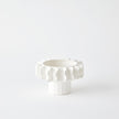 Global Views Frilled Bowl Matte White