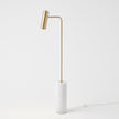 Global Views Spotlight Floor Lamp Brass