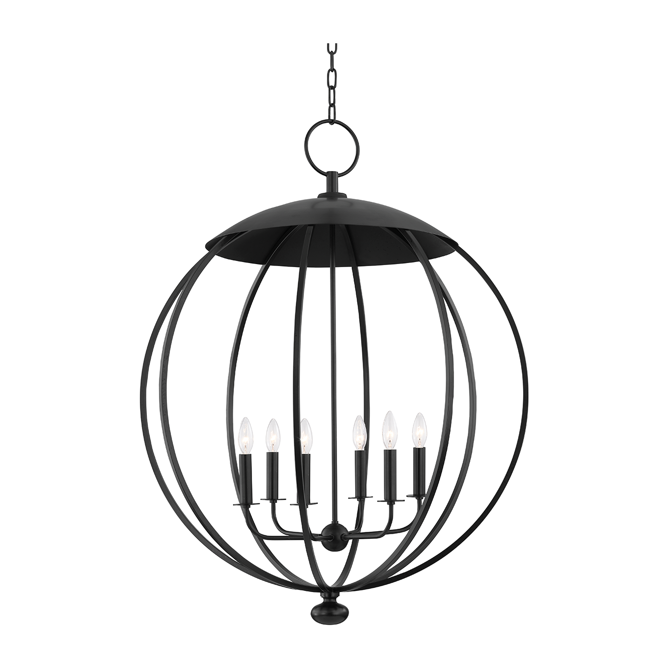 Hudson Valley Lighting Wesley 6 Light 32 inch Lantern Ceiling Light DSC