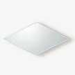 Global Views Elongated Diamond Mirror Brass