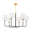 Hudson Valley Lighting Paramus 6 Light 36 inch Chandelier Ceiling Light