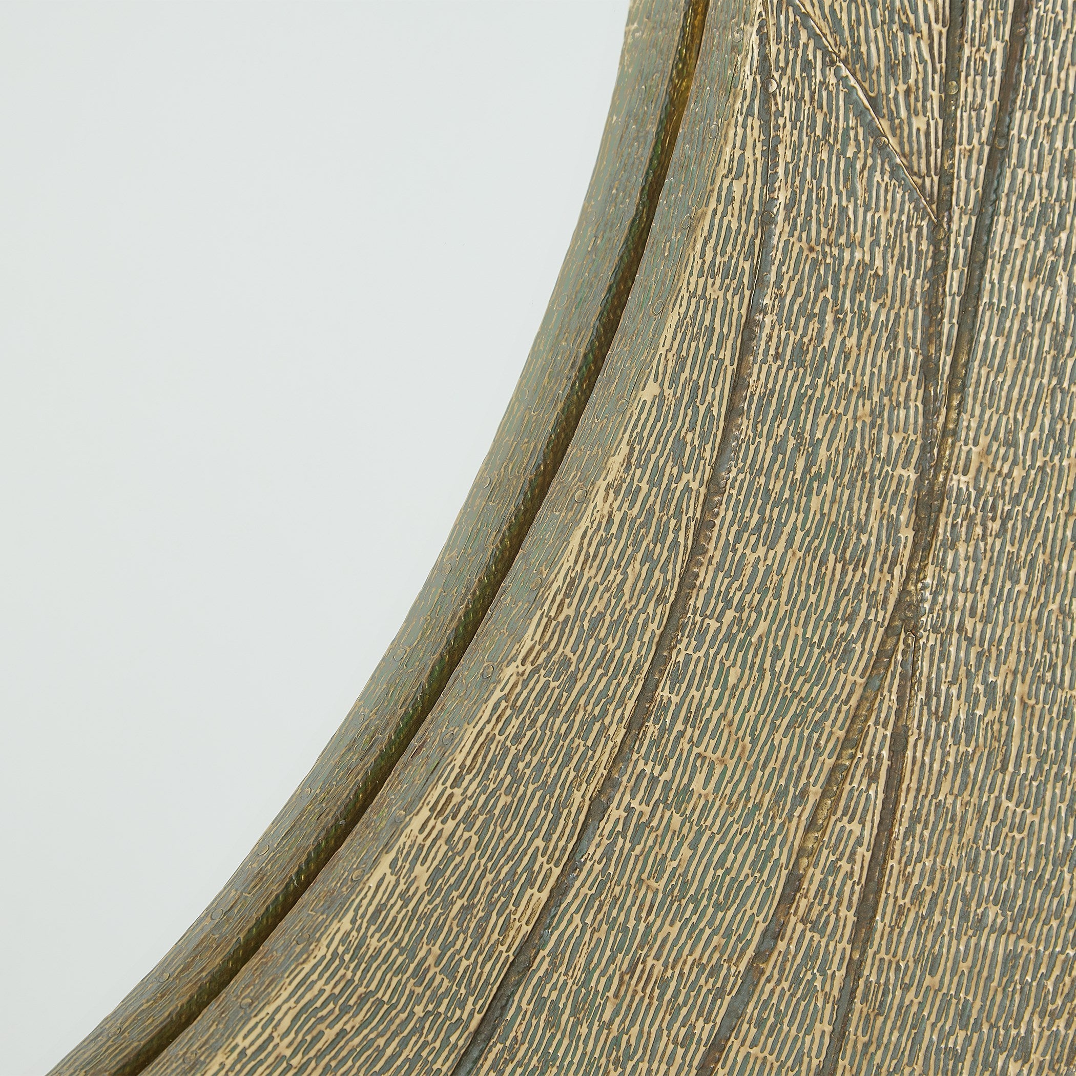 Global Views Antique Gold Saturn Mirror