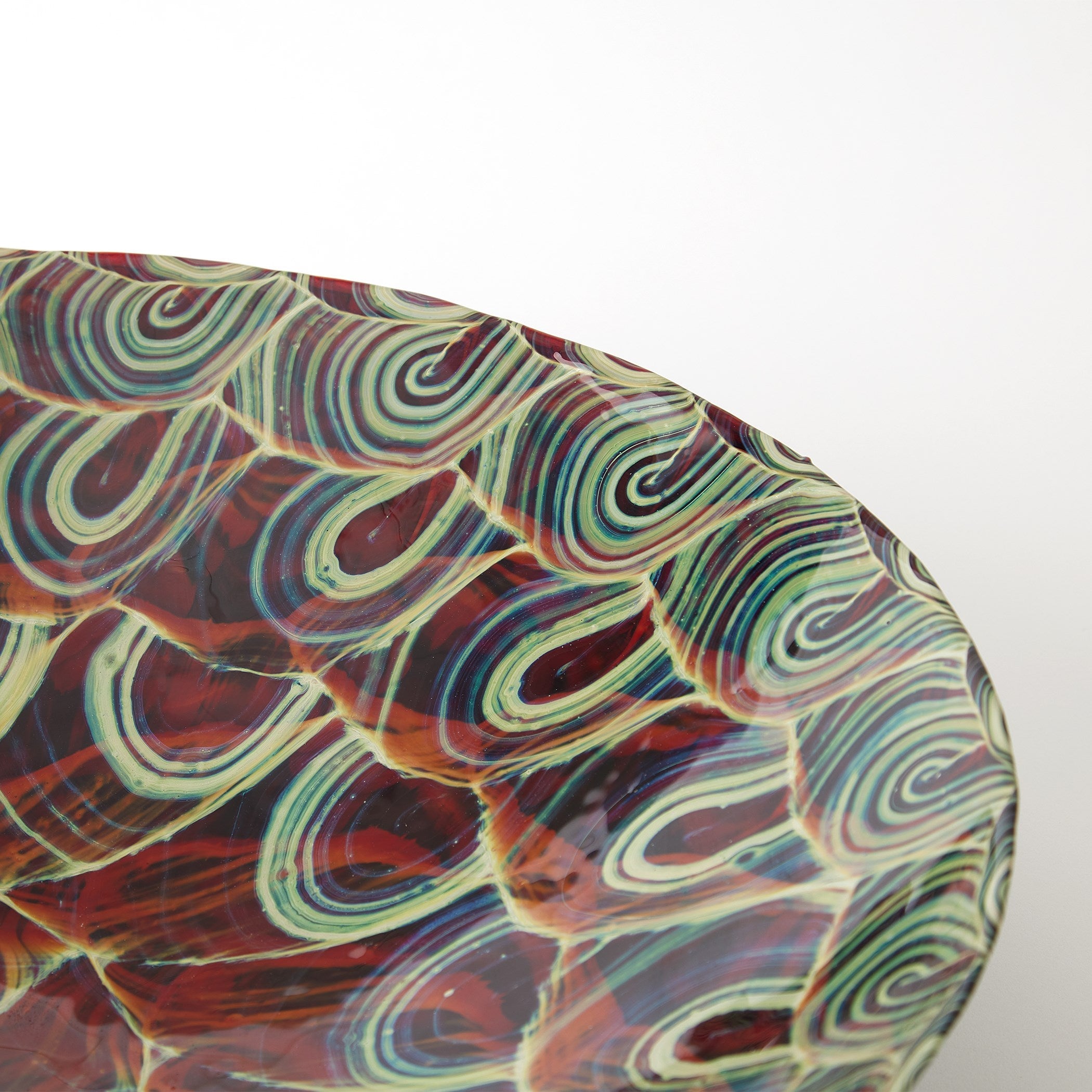 Global Views Plum Kaleidoscope Centerpiece